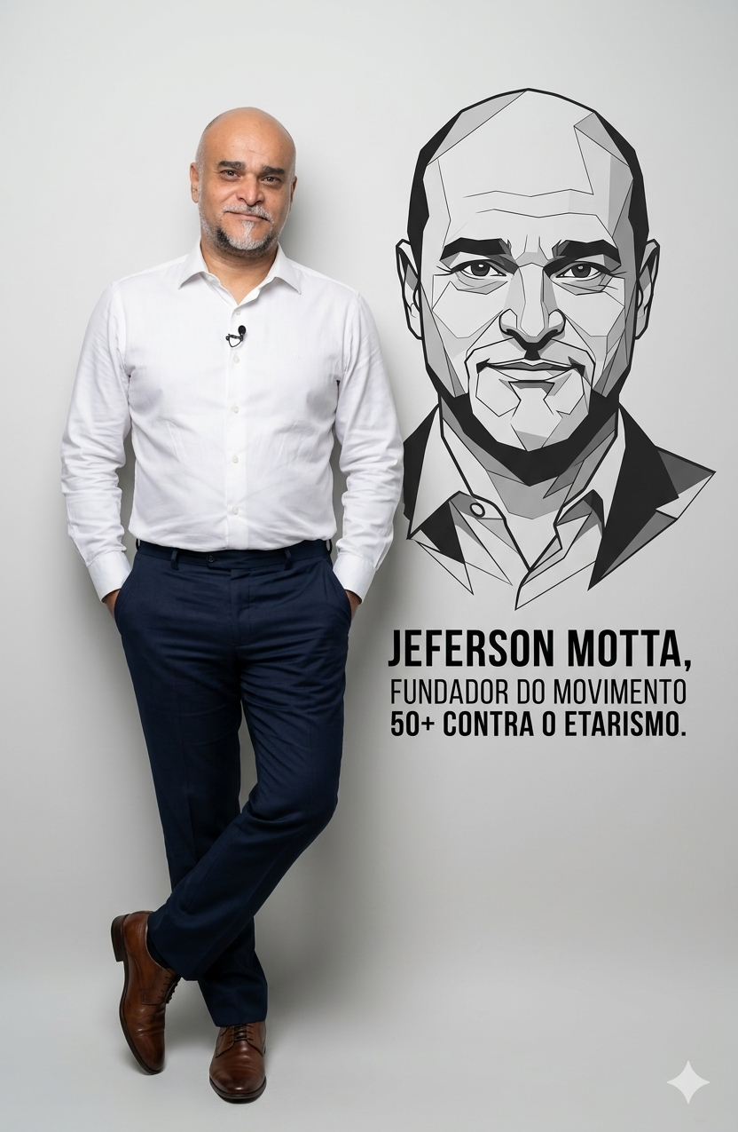 Jeferson Motta, fundador do Movimento 50+ Contra o Etarismo